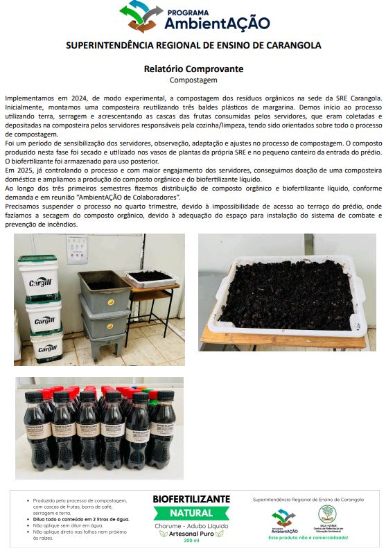 Compostagem de resíduos