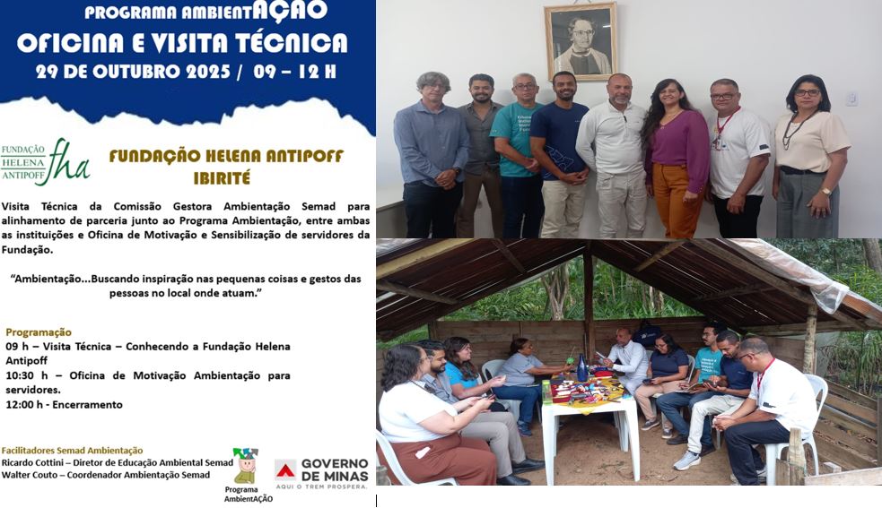 Oficina Ambientação "Sustentabilidade" - Capacitação de servidores 