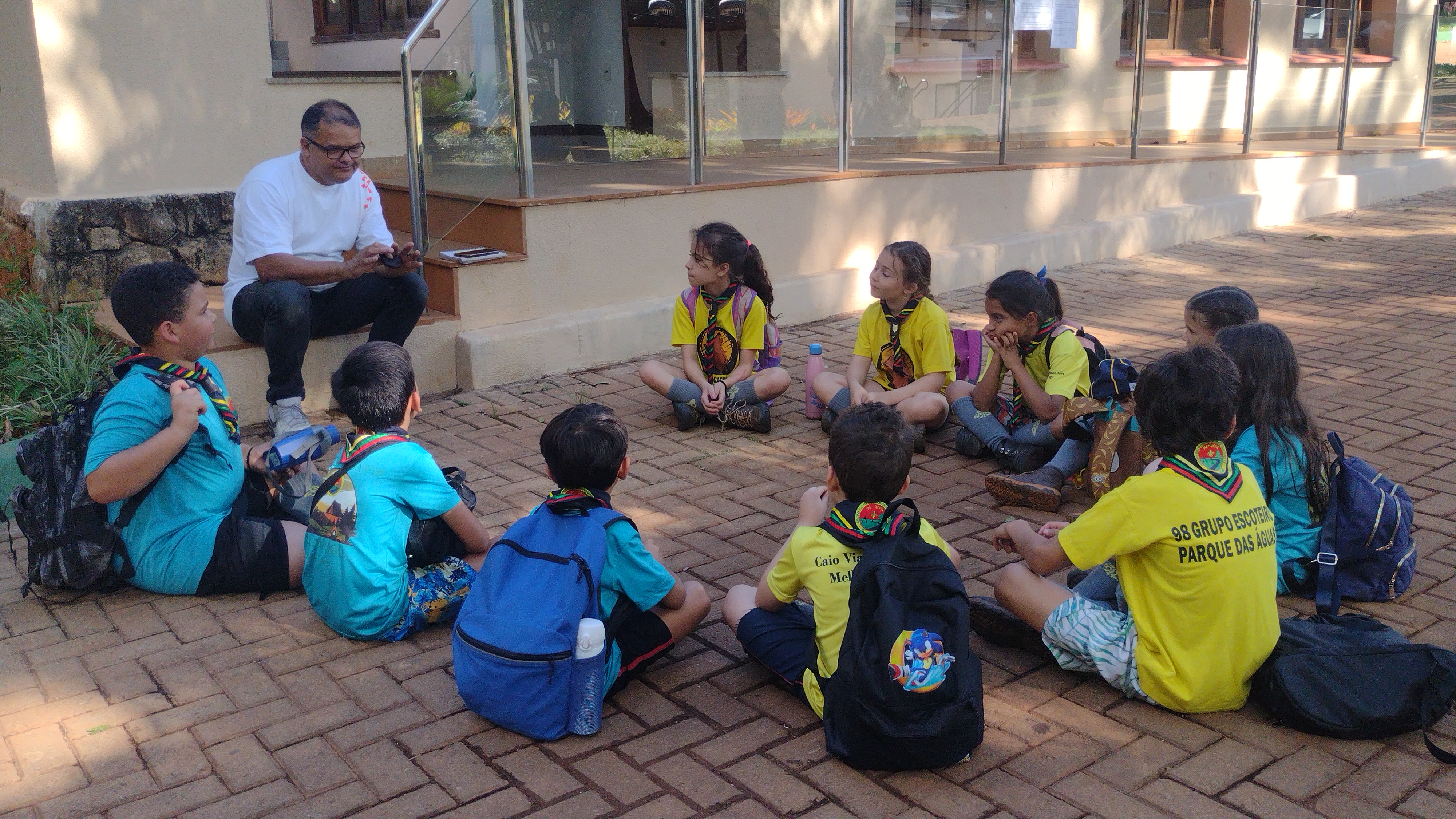 Palestra Educativa - Organizado pela Comissão Setorial SES, para crianças do Grupo de Escoteiros 98 GEPA.