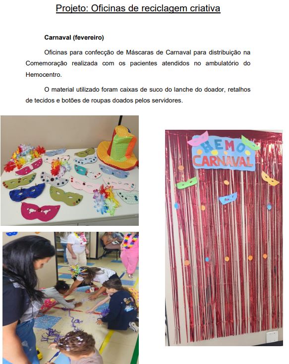 Oficina Pedagógica - Reutilização de Mateiriais reciclávies